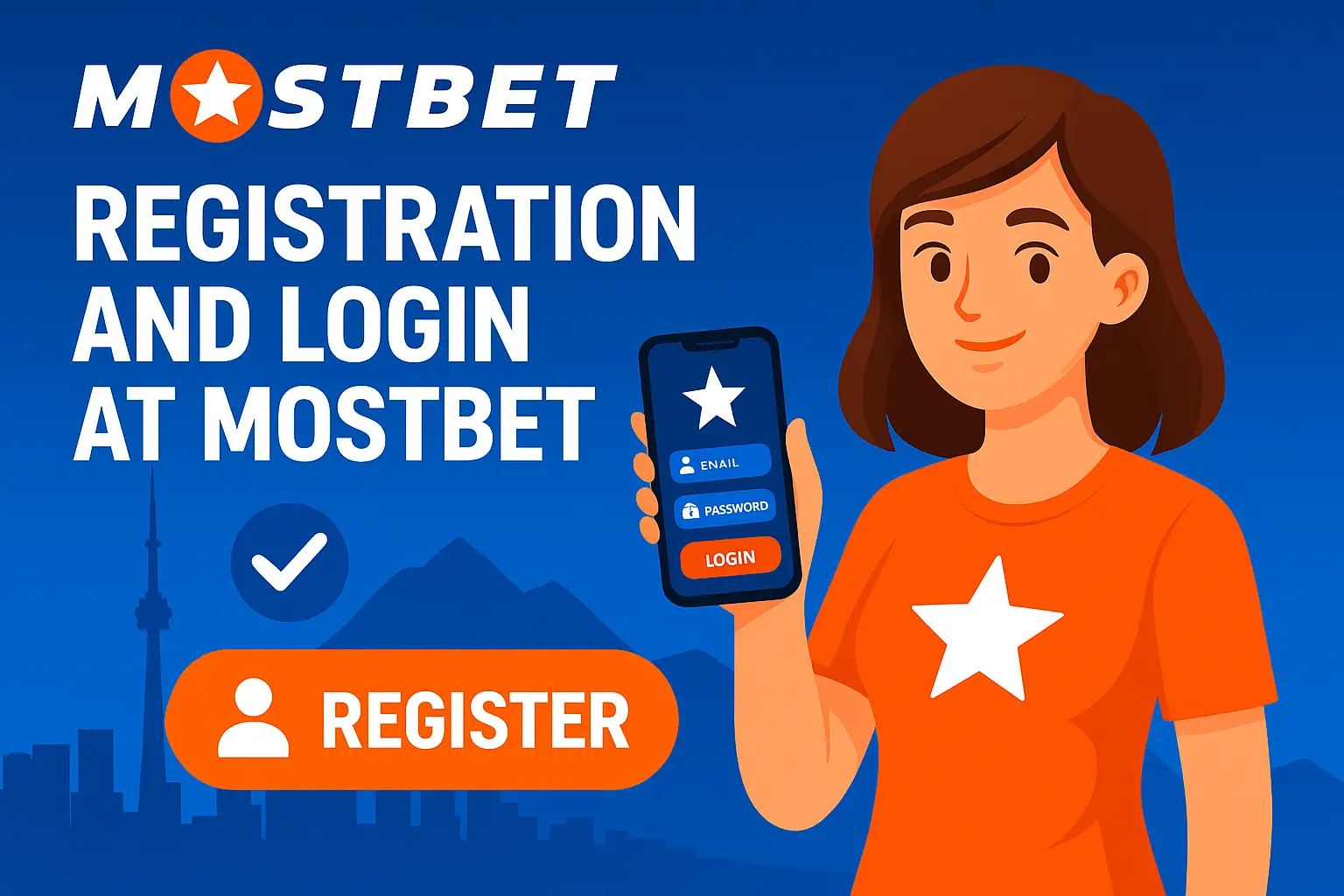 Registration and login at mostbet